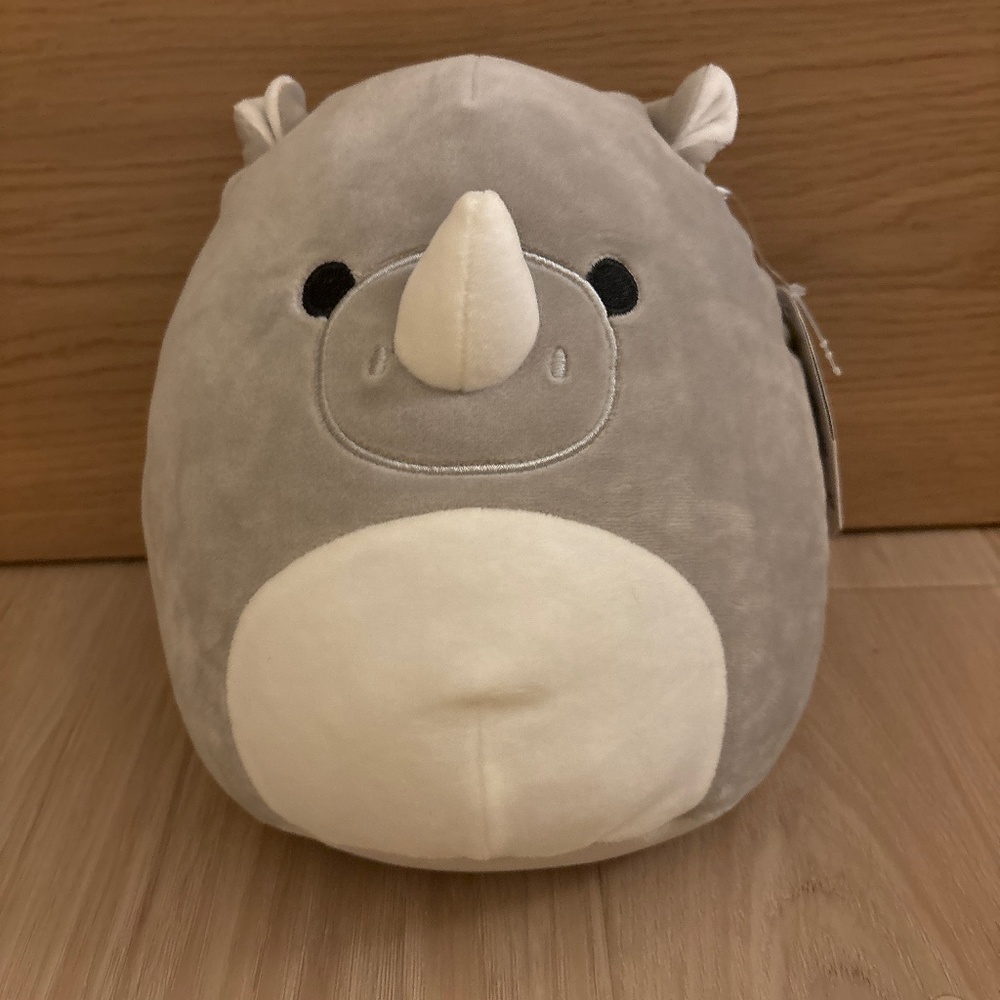 “Irving” rhinoceros squishmallow